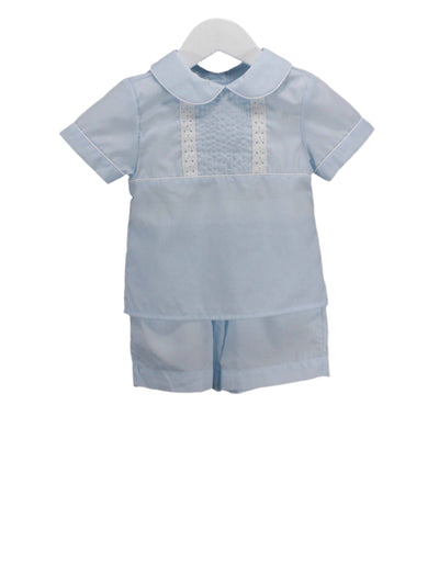 Light Blue Little Lace Boy Set