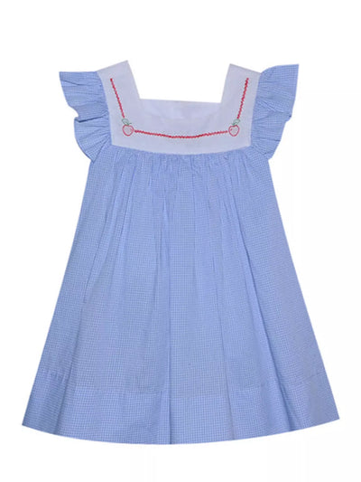 Bluebell Dress - Apple - Posh Tots Children's Boutique