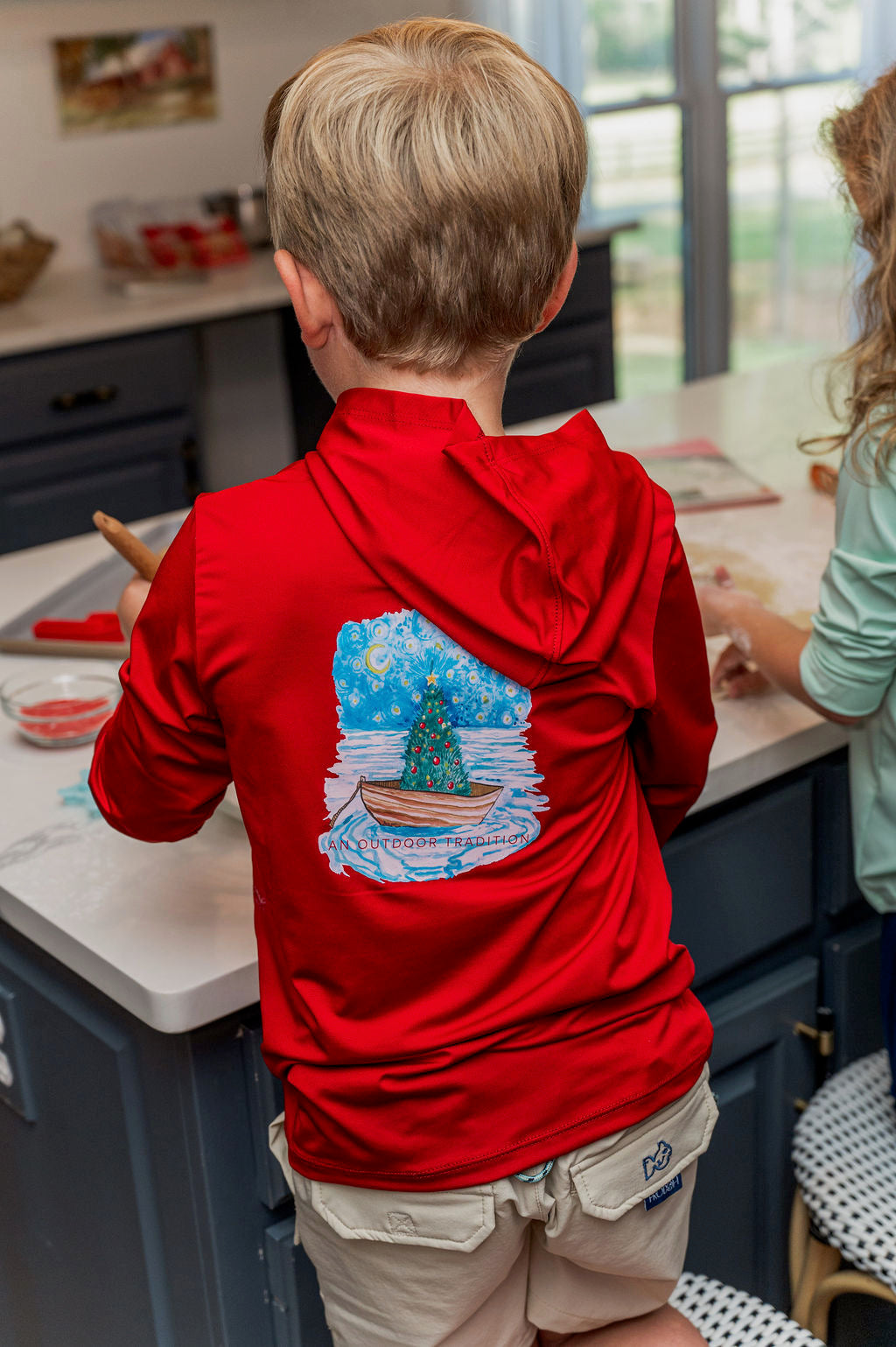 PRE-ORDER Kid's Pro Performance Hoodie T-Shirt - Christmas