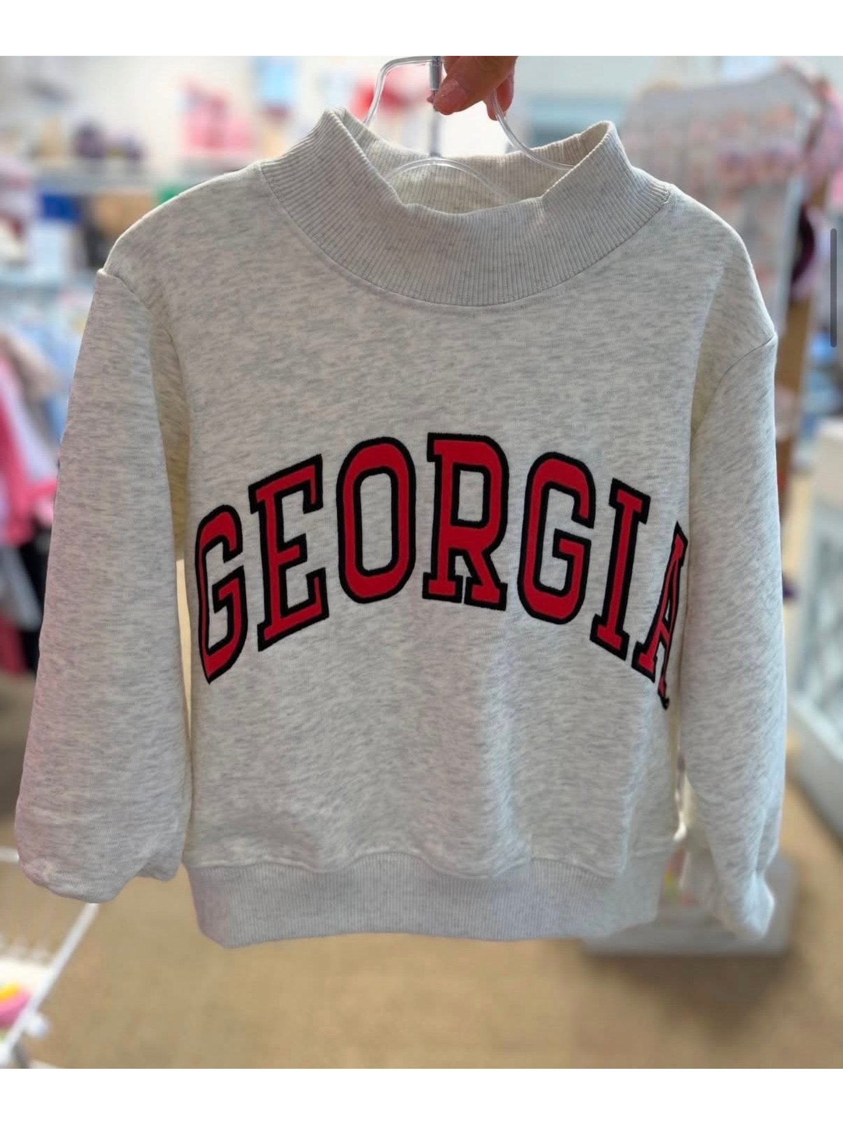 The Madi Classic Mockneck Georgia Applique