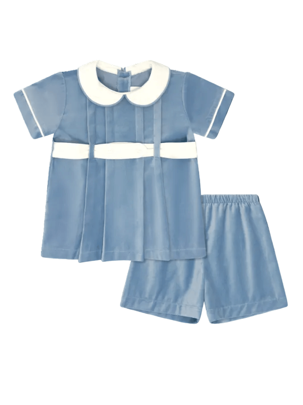 Benton Bloomer/ Short Set - Beaufort Blue Velvet