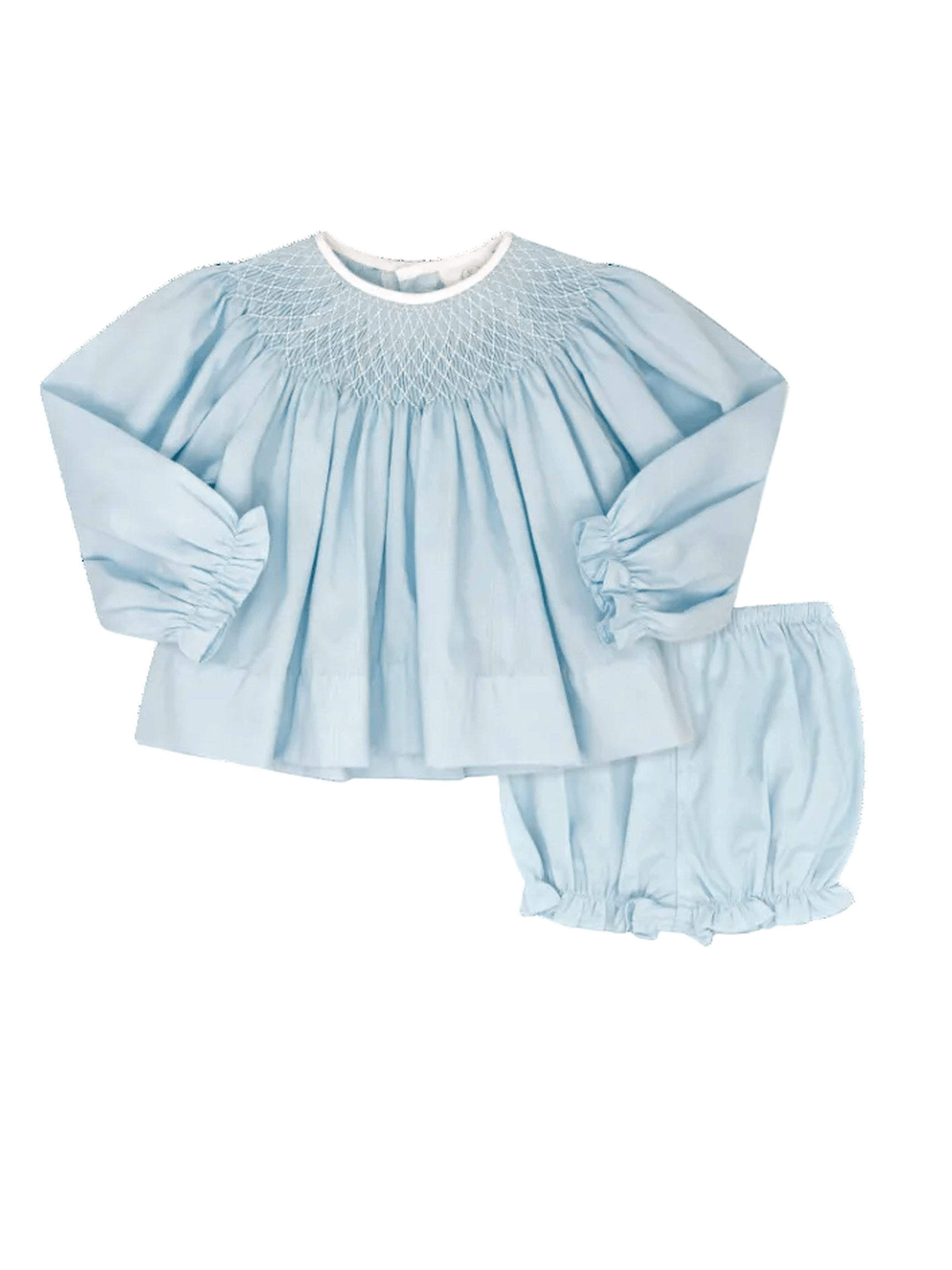 Betsy Bloomer Set Long Sleeve - Birmingham Blue Pique