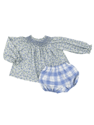 PRE-ORDER Emory Smocked Bloomer Set