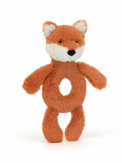 Bashful Fox Cub Ring Rattle