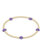 Signature Cross Small 2mm Gold Bracelet