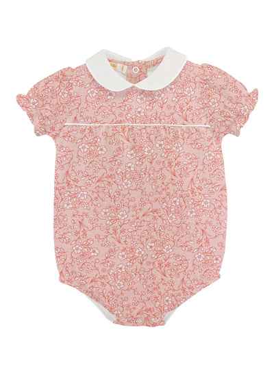 Printed Girl Bubble w/Round Collar