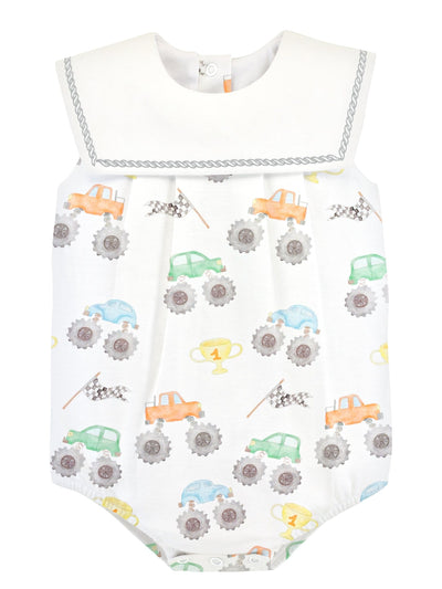 Printed Boy Sailor Bib Bubble