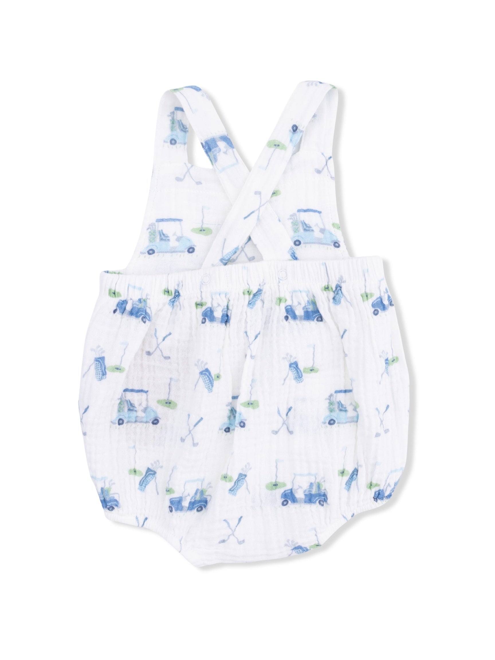 Baby Golf Carts Blue - Retro Sunsuit