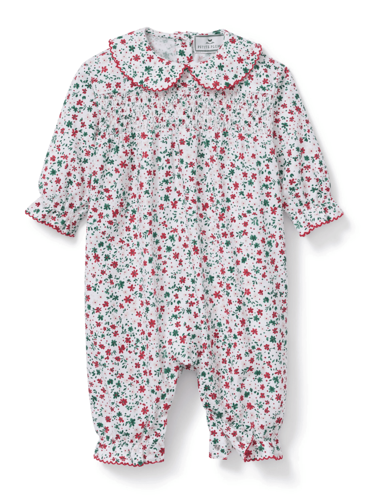 Baby's Twill Sabine Romper in Winter Garden