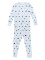 Light Blue Baseball 2 Pieces Set