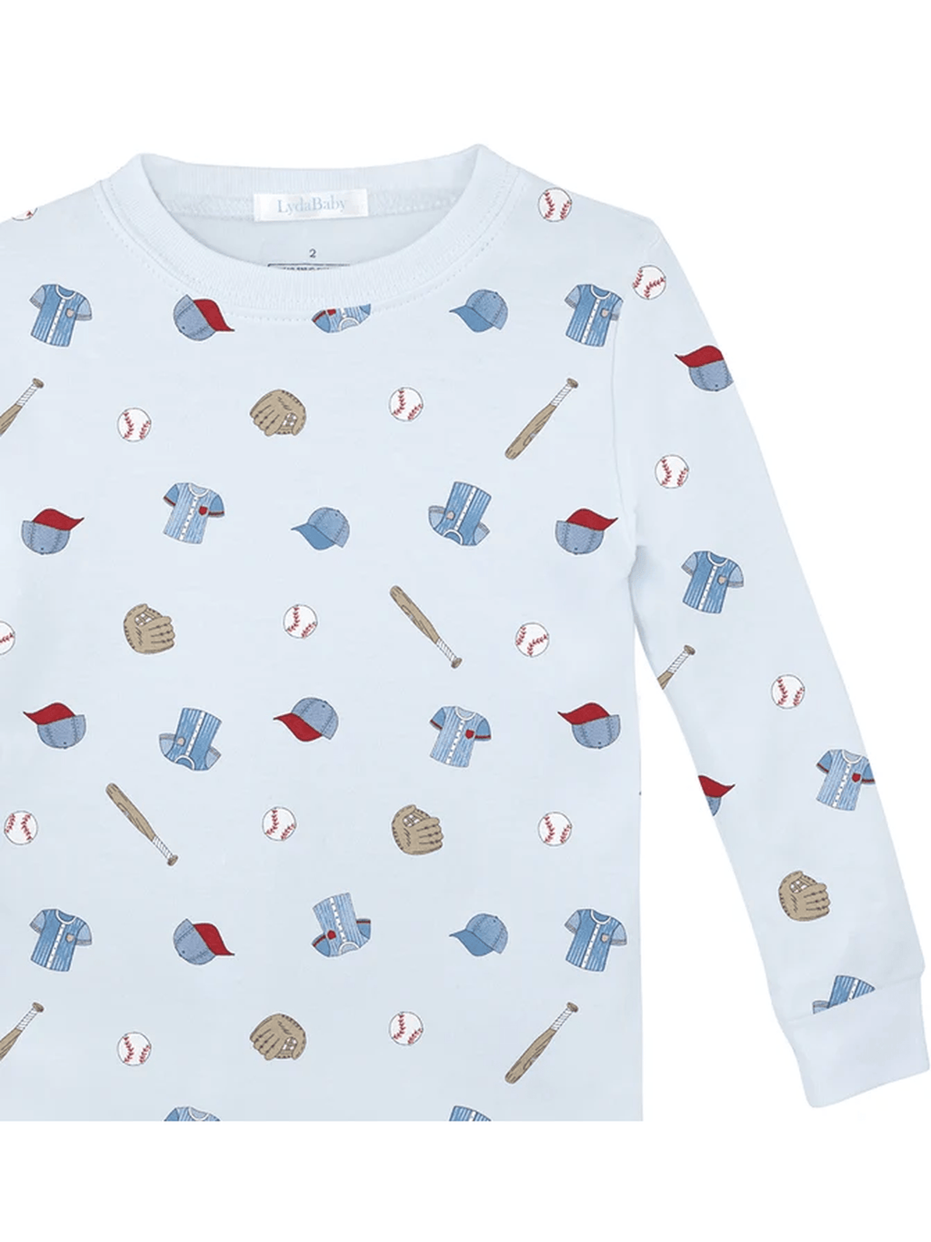 Light Blue Baseball 2 Pieces Set