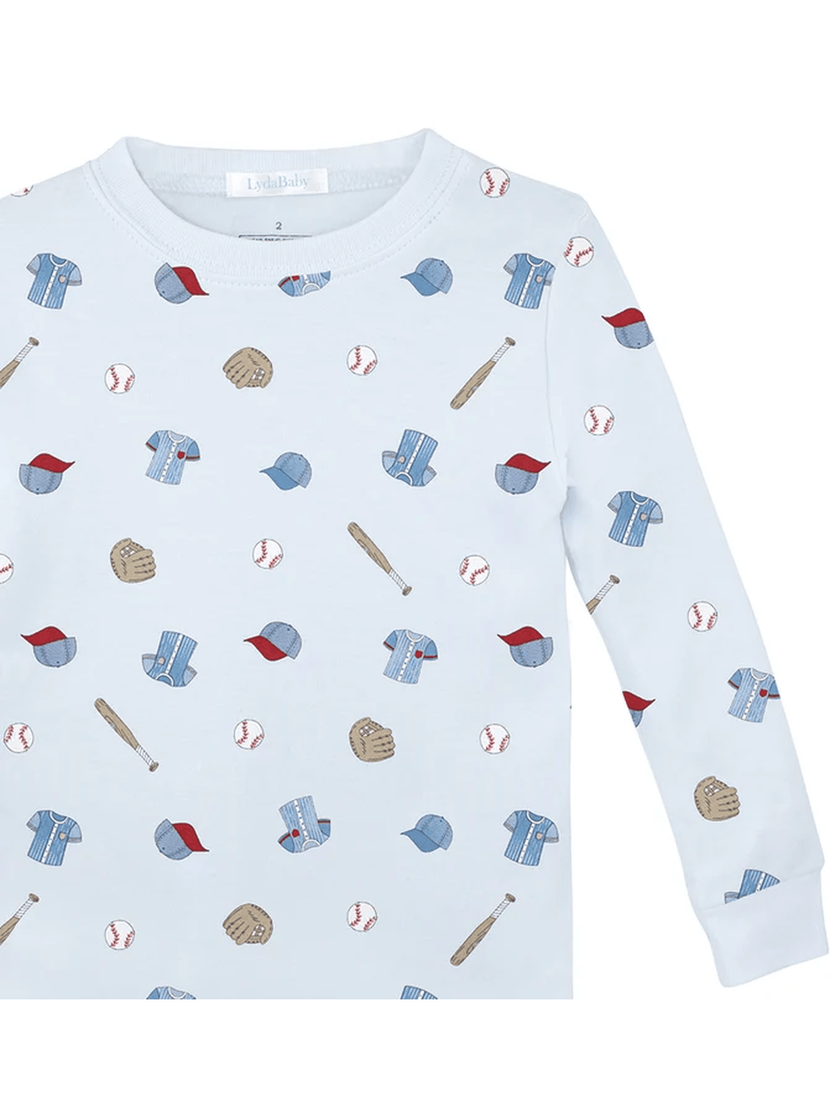 Light Blue Baseball 2 Pieces Set
