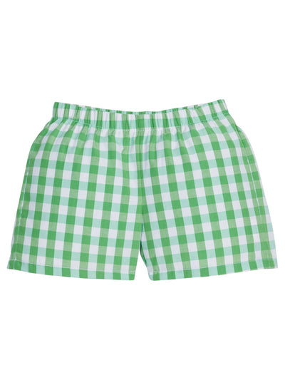Basic Shorts - Green Hills Check