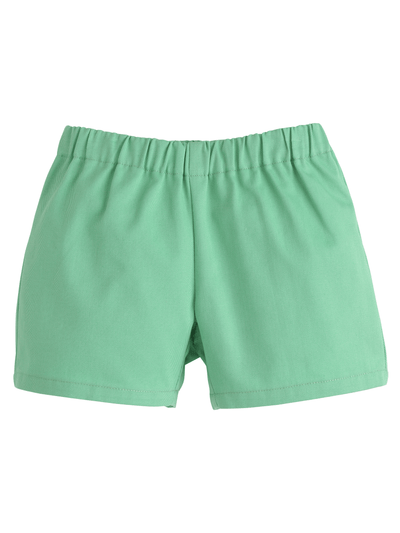 Basic Shorts -Green Twill