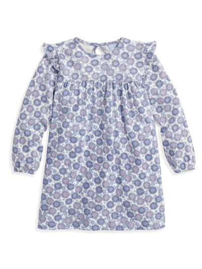 Peyton Pima Dress - Blue Daisies