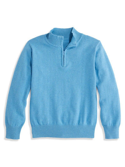 Cashmere Blend Half-Zip Pullover