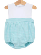 Benjamin Bubble- Dark Mint Stripe