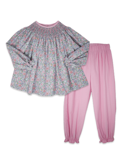 Betsy Gathered Pant Set - Itsy Bitsy Blooms