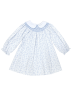 Blue Blossom Billie Bishop Dress - Posh Tots Children's Boutique