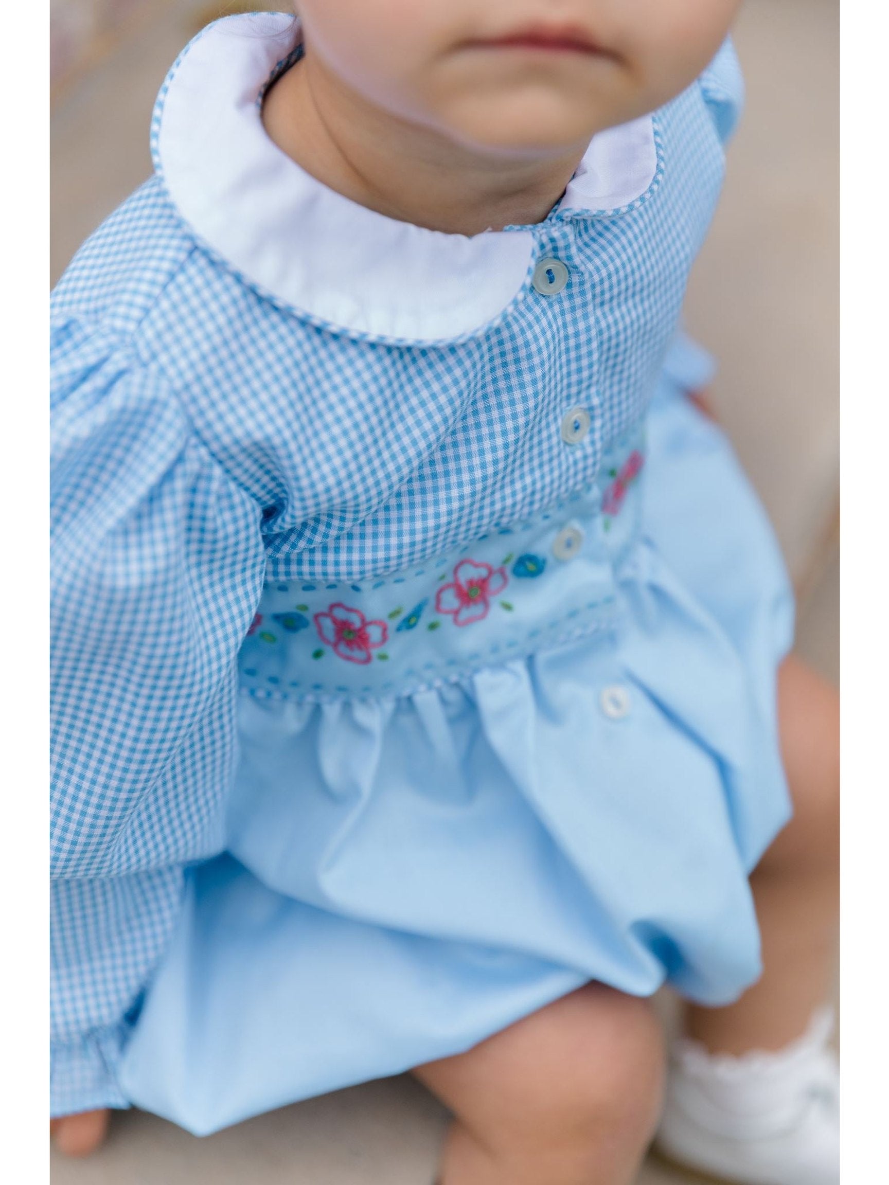 PRE-ORDER Beckett Blue Flowers Dress