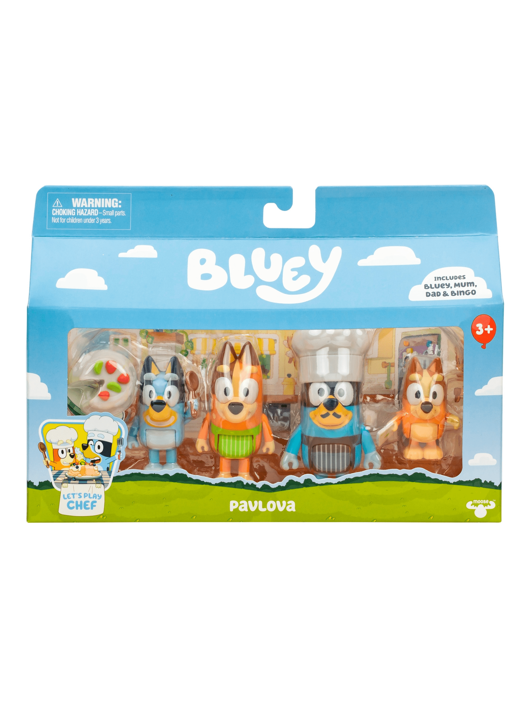 Bluey Family 4-Pack Figure Set