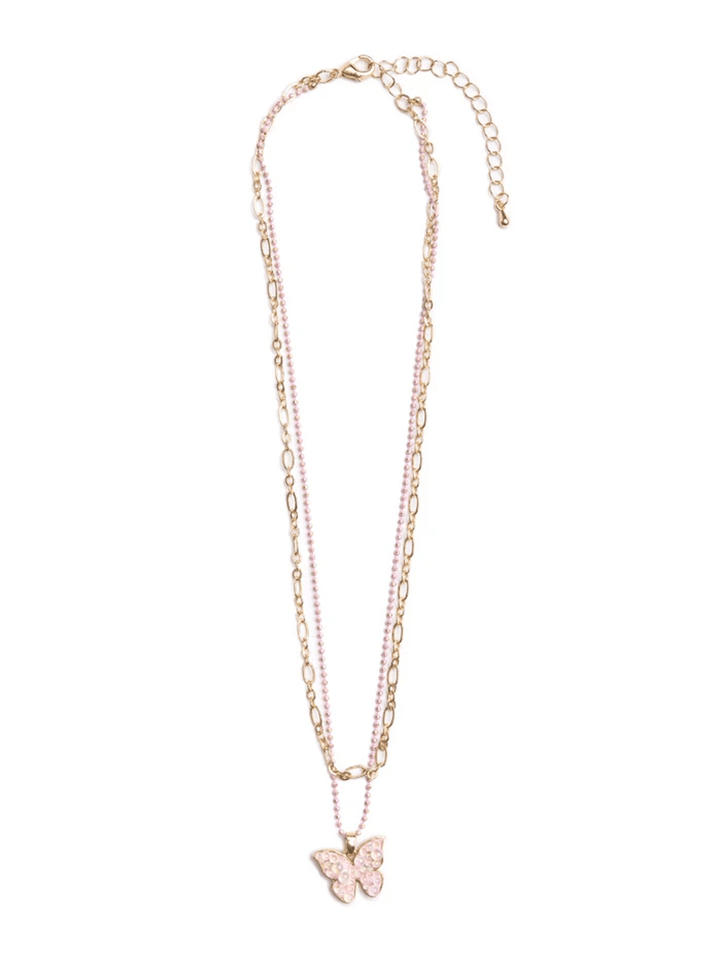 Boutique Chic Bubbly Butterfly Necklace