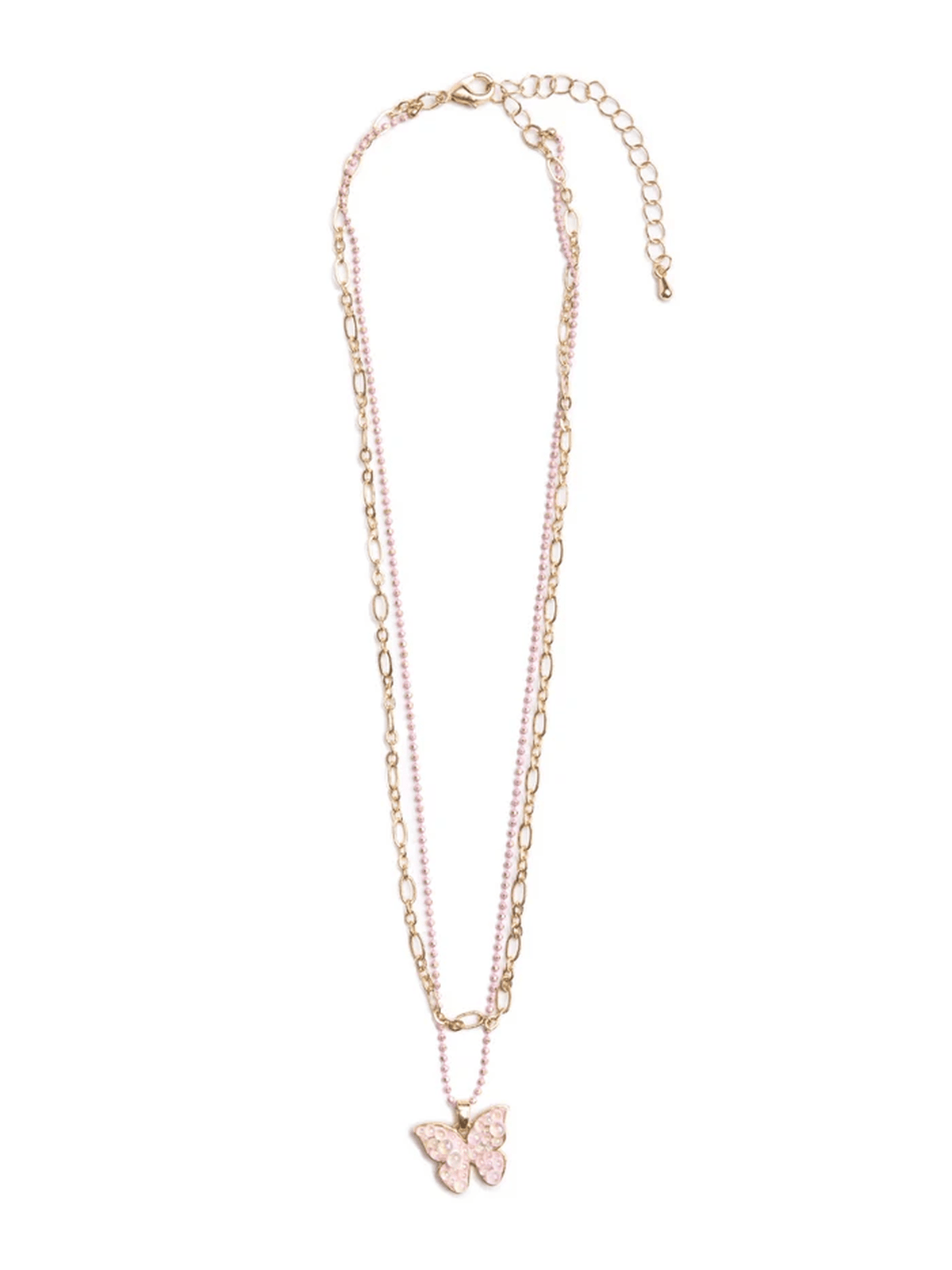 Boutique Chic Bubbly Butterfly Necklace
