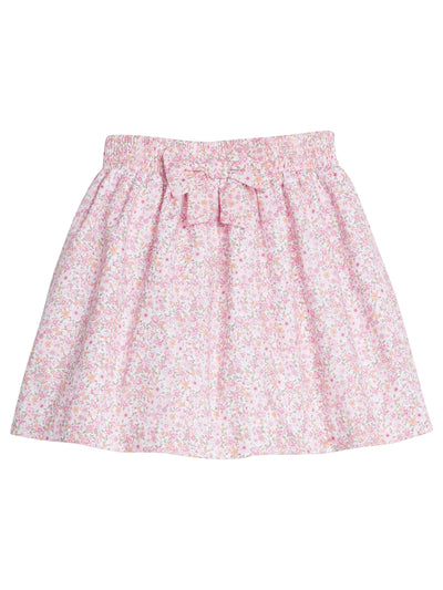 Bow Smocked Skirt - Oakleigh Floral