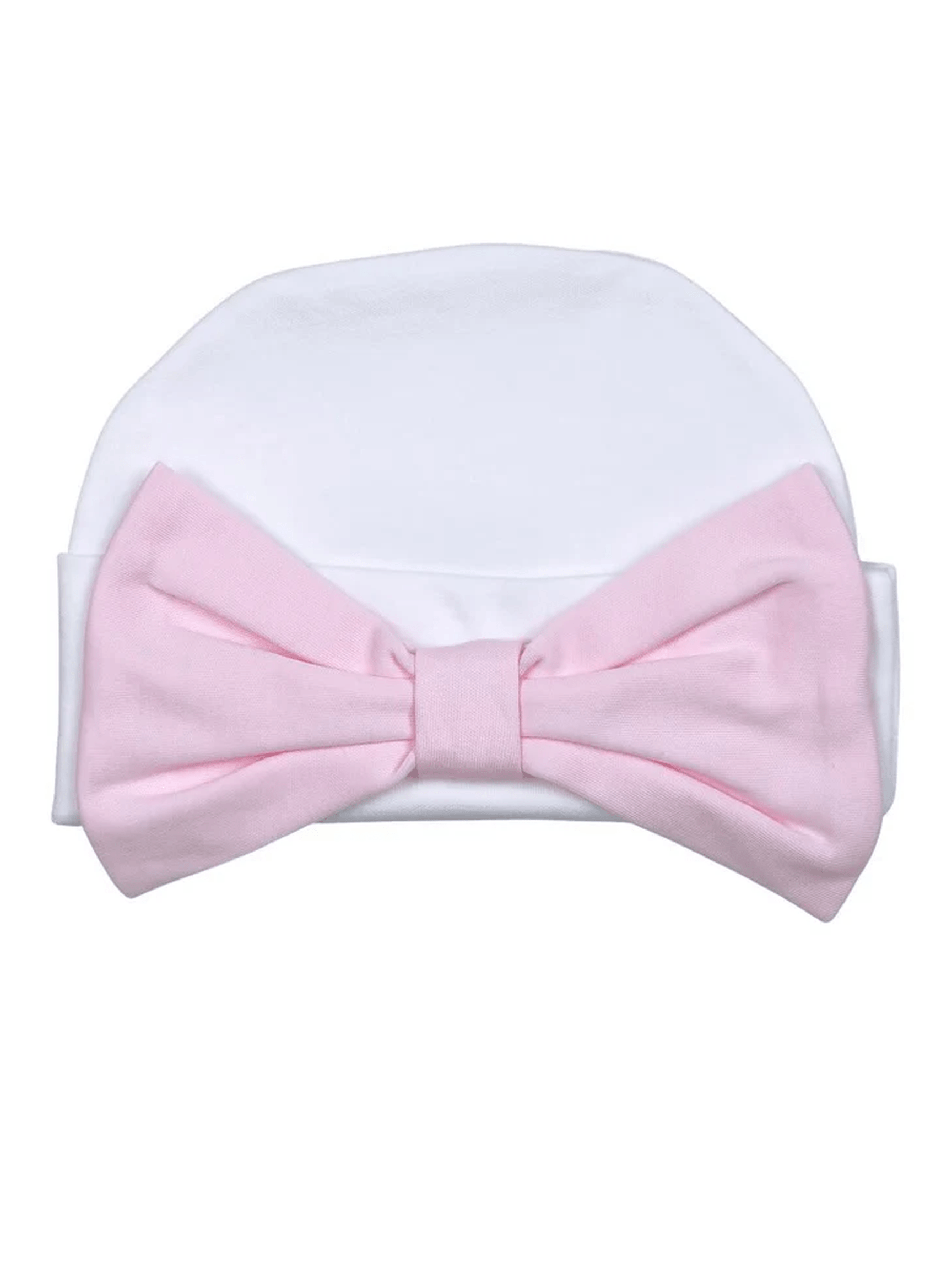 Bow White Pima Beanie