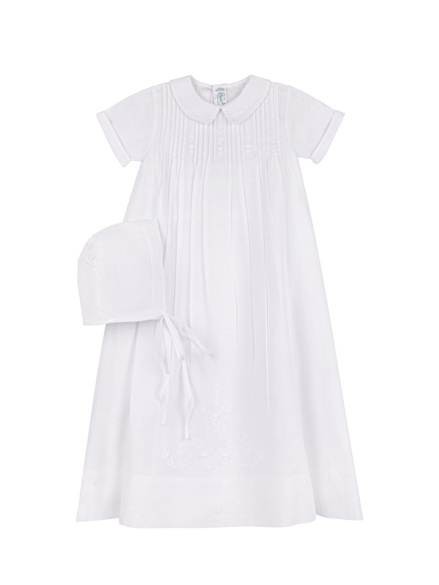 Boys Embroidered Collar Special Occasion Gown Set