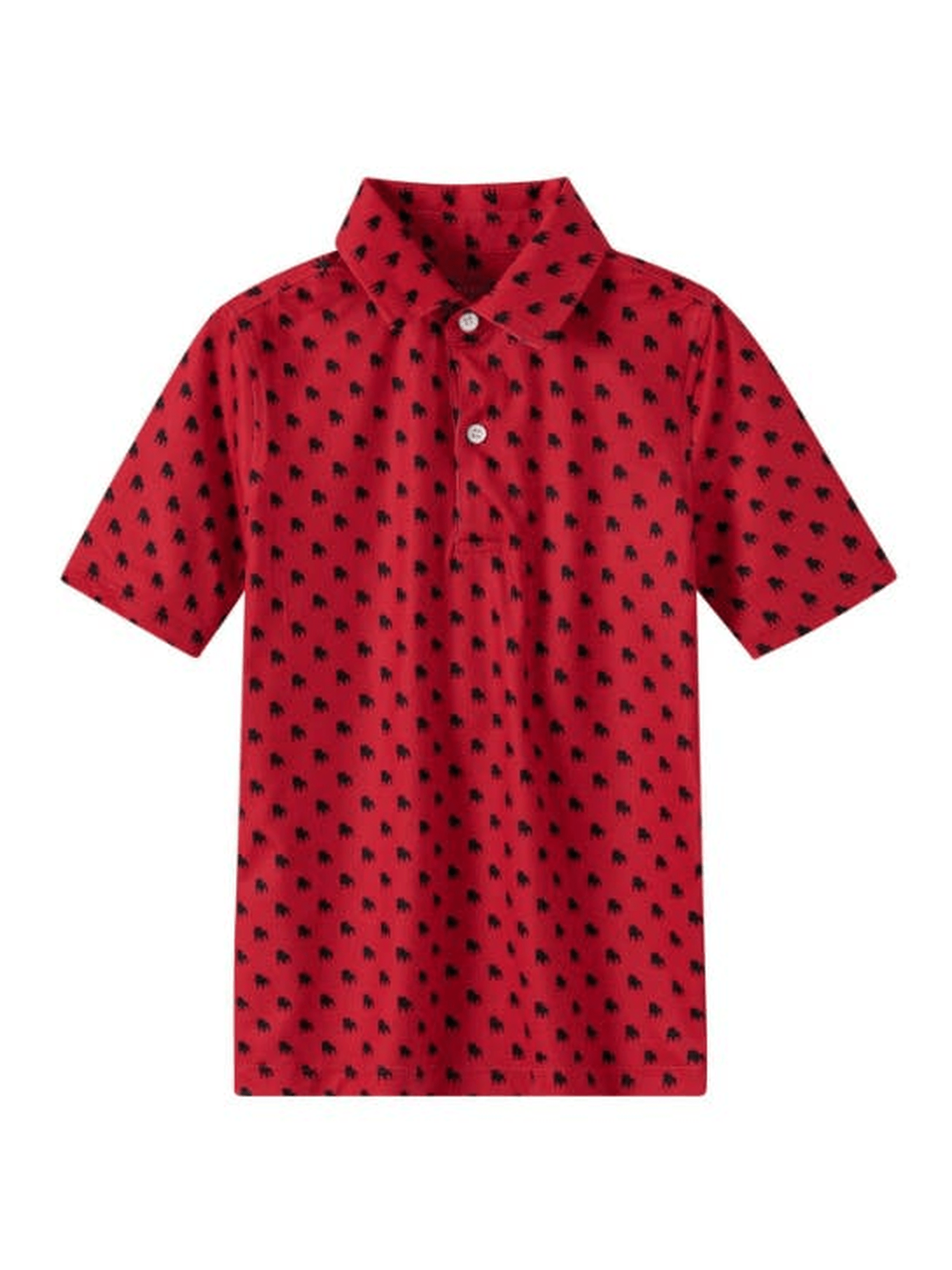 Bulldog Outline Polo