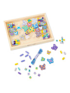Created by Me! Butterfly Beads Wooden Bead Set