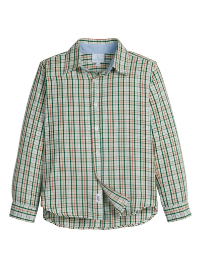 Button Down Shirt - Mistletoe Tartan