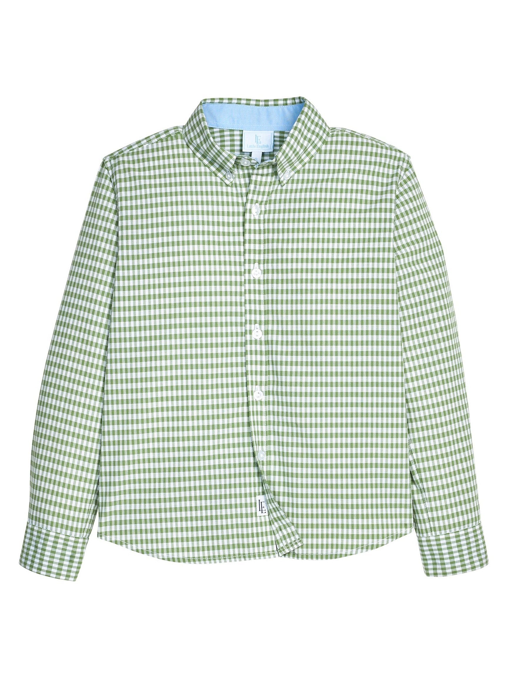 Button Down Shirt - Watercress Gingham
