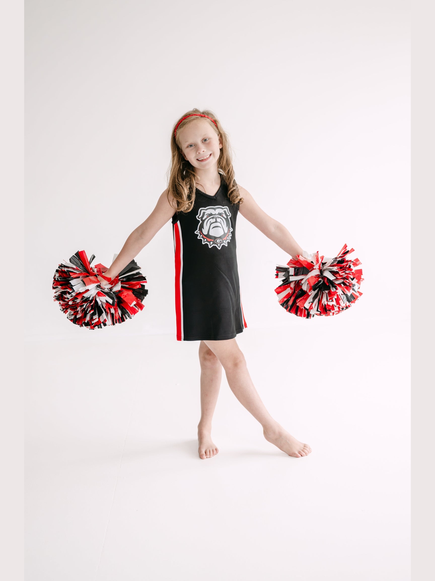 The Power Stripe Cheer Dress Georgia
