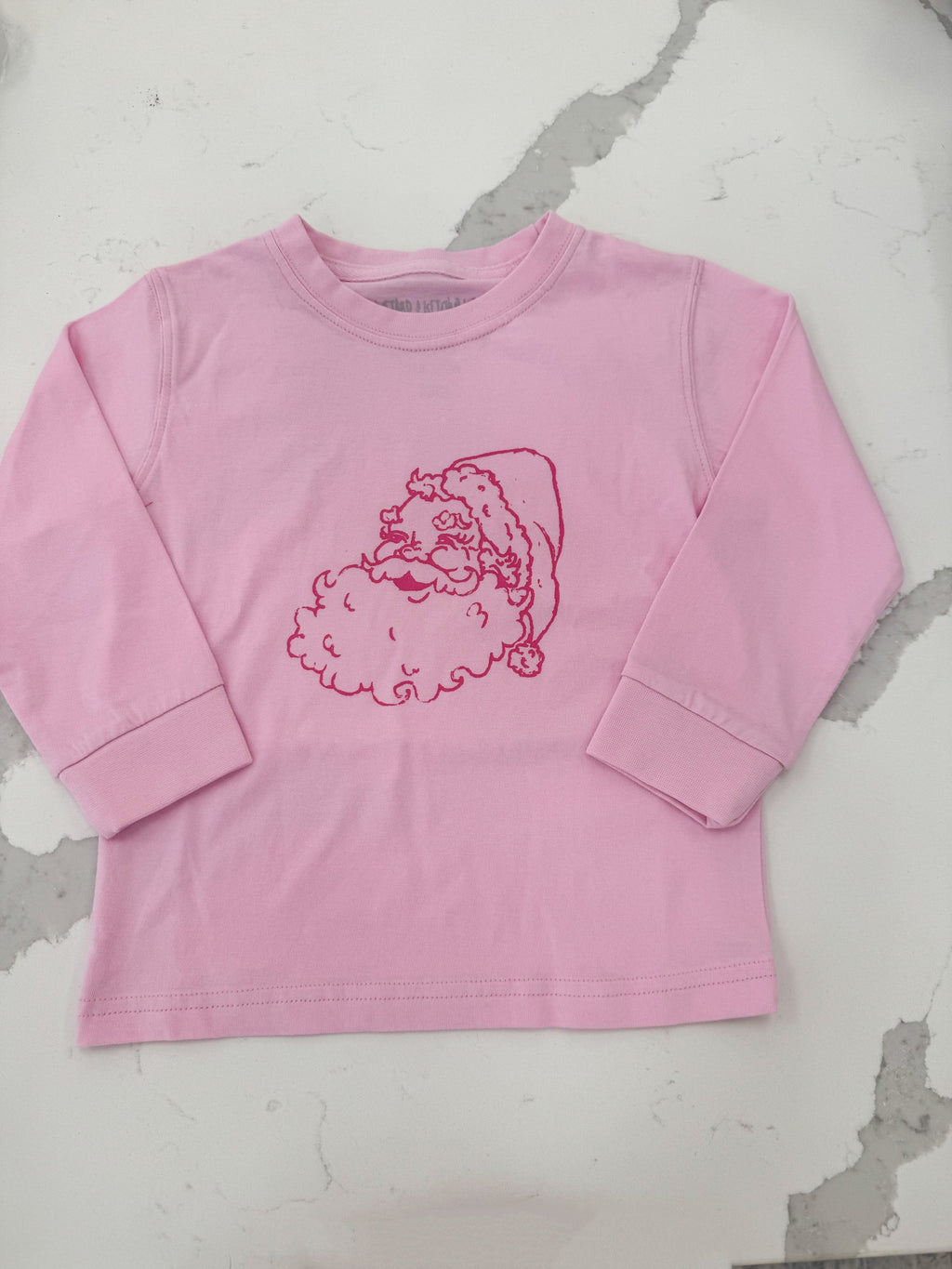 LS Light Pink Santa T-Shirt