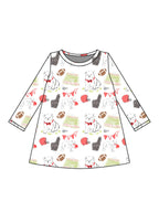PRE-ORDER Long Sleeve Charlotte Play Dress - Game Day Dawgs