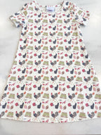 Charlotte Play Dress- Game Day Rooster