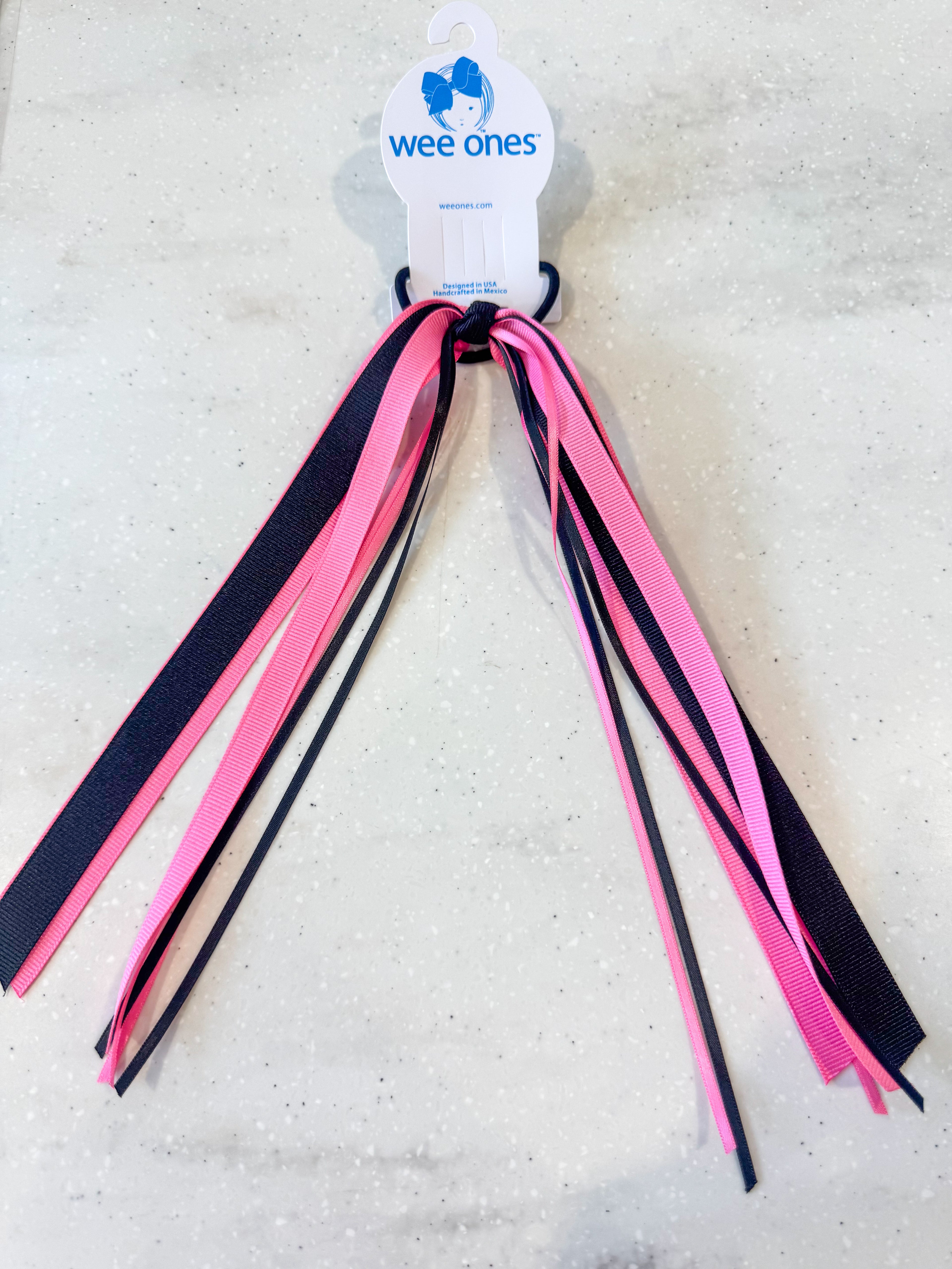 Grosgrain Bow With Four Satin Ribbon Streamers
