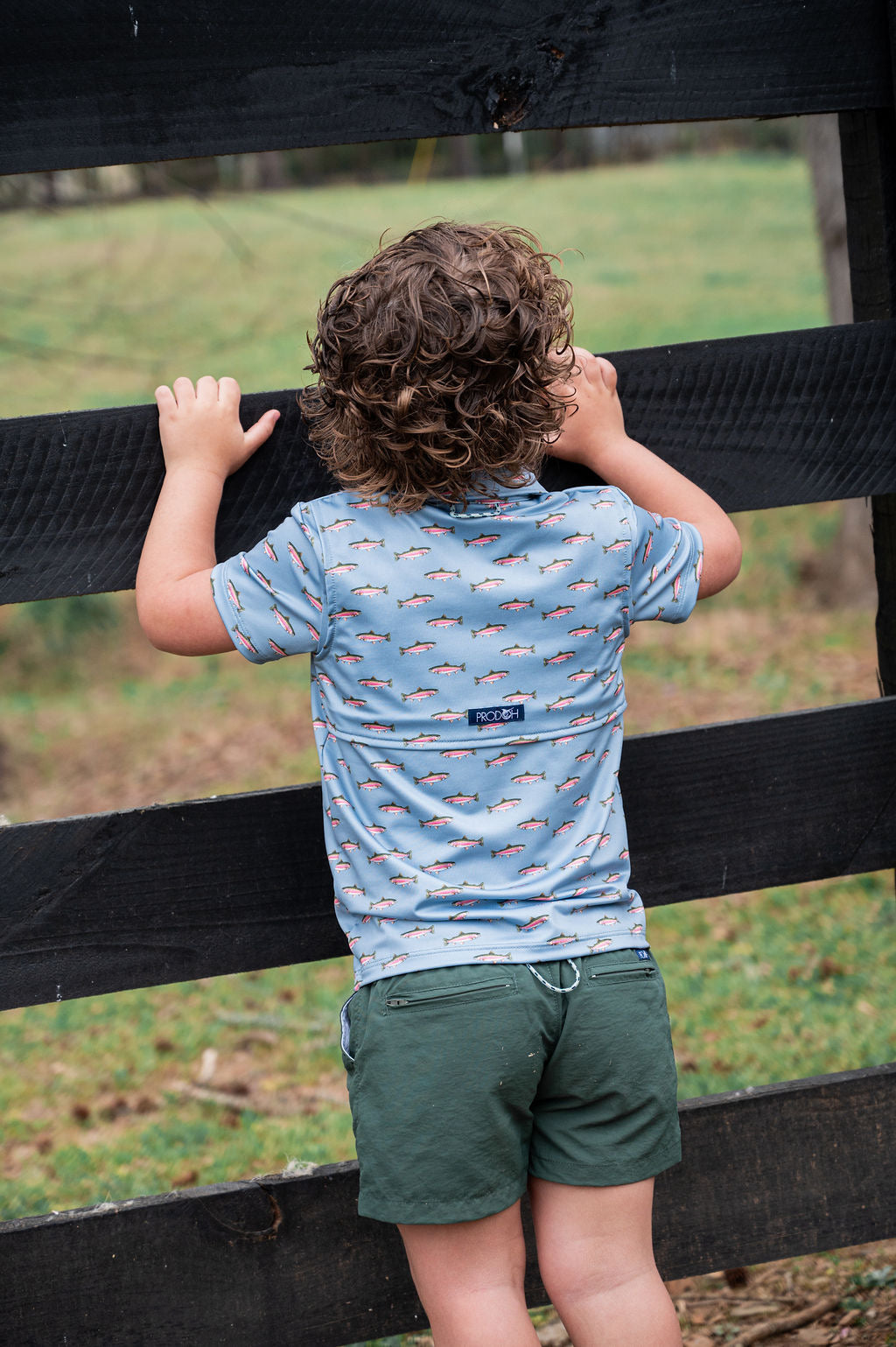 PRE-ORDER Boys' Pro Performance Short Sleeve Polo - Rainbow Trout
