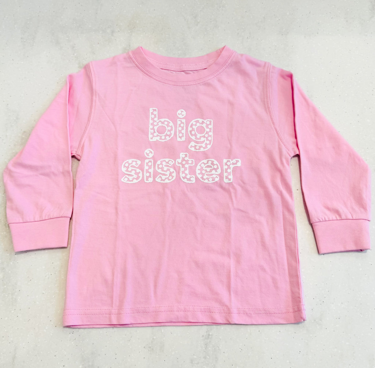 LS Light Pink Big Sister T-Shirt