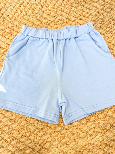 Pocket Shorts- Cornflower