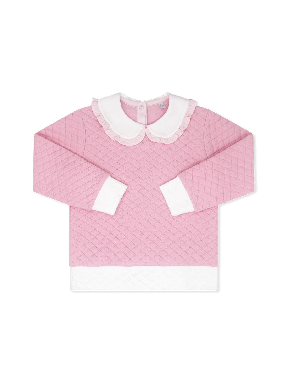 Cooper Quilted Playsuit - Petal Pink Quilted