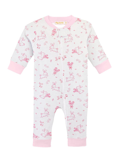 Baby Bunnies Coverall - Pink