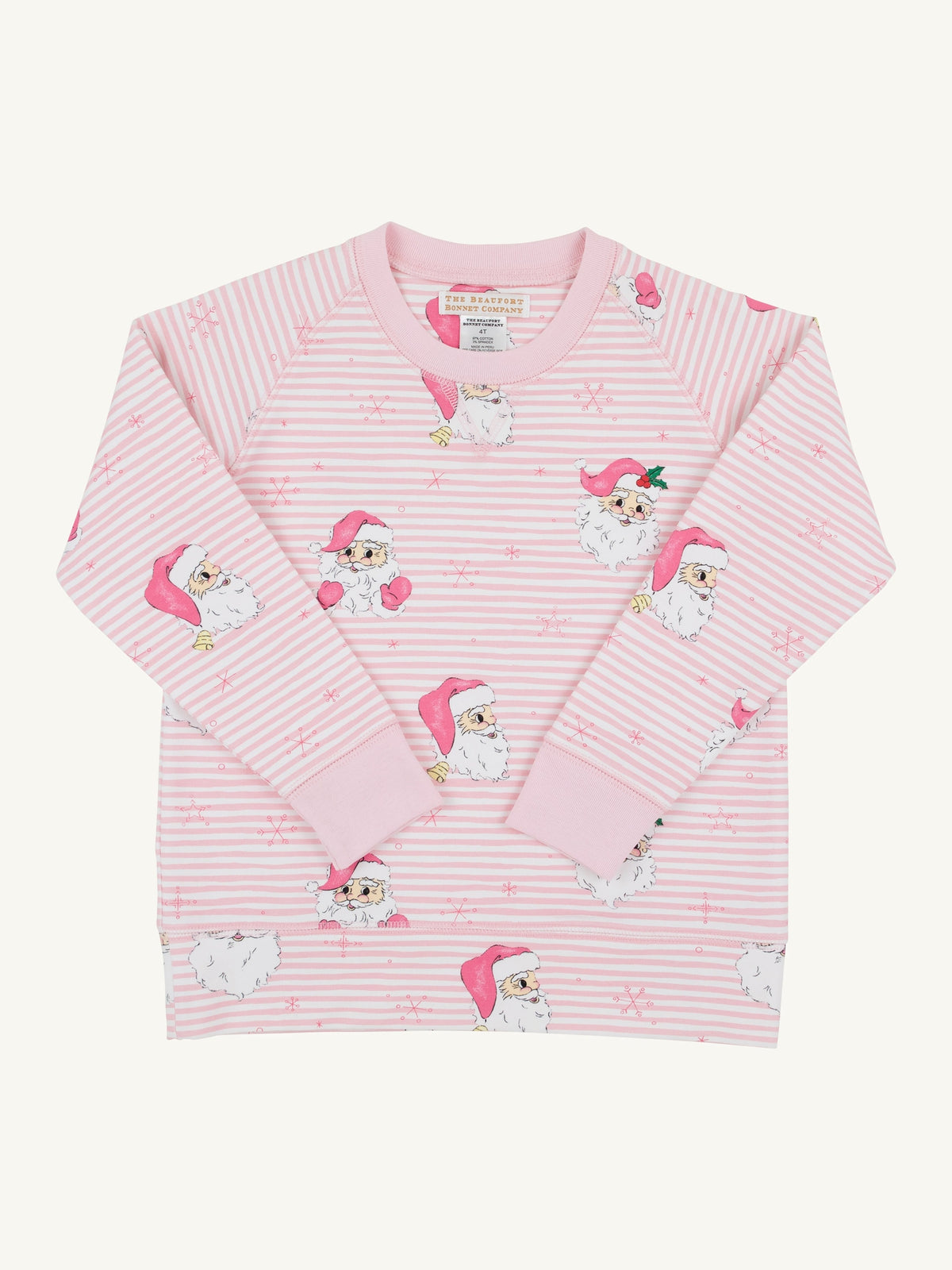 Cassidy Comfy Crewneck French Terry - Dear Santa