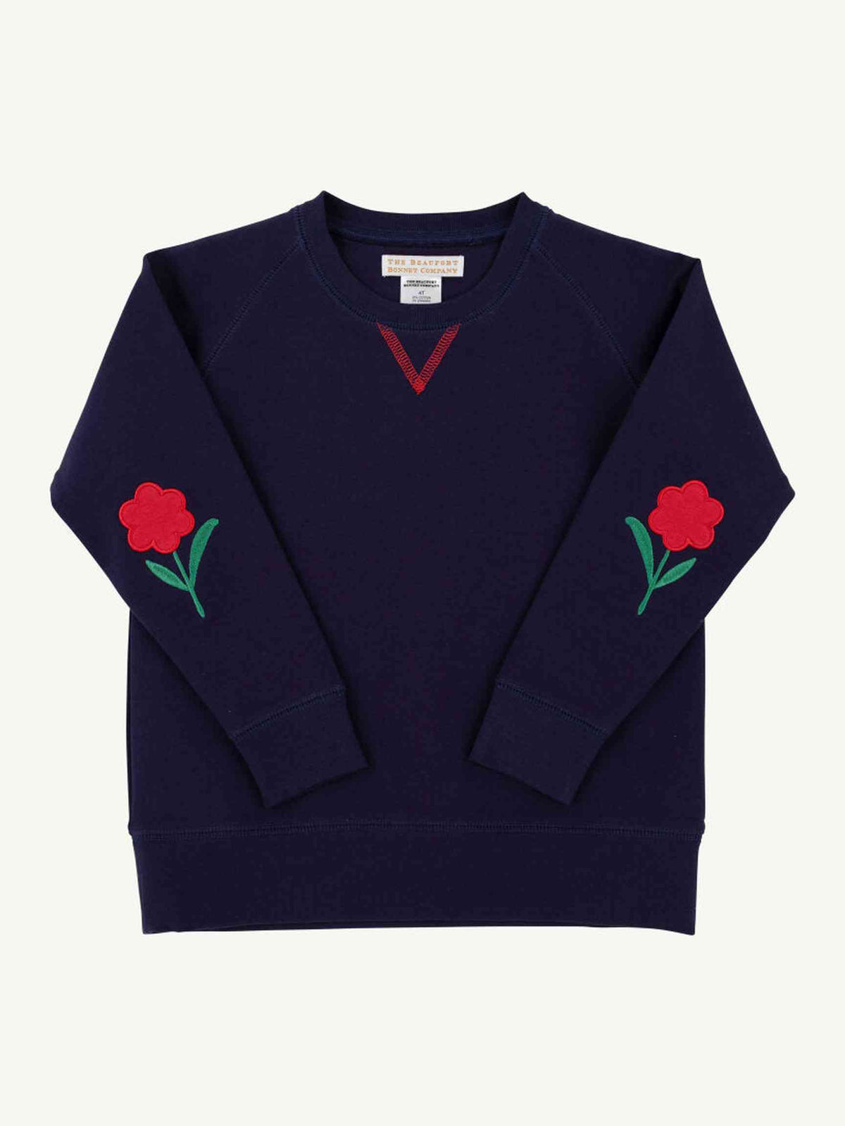 Cassidy Comfy Crewneck French Terry - Flowers