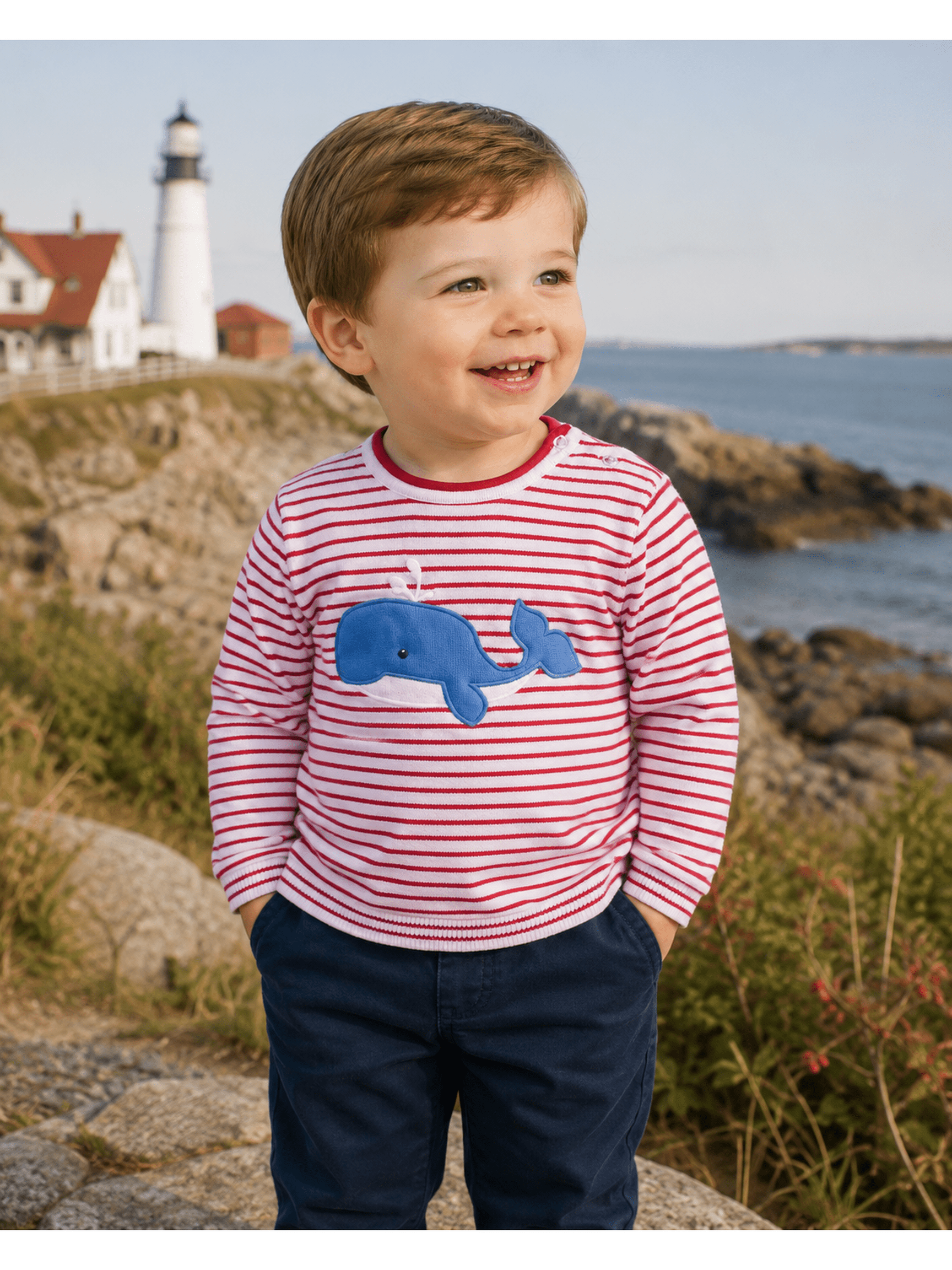 Whale Lightweight Knit Sweater