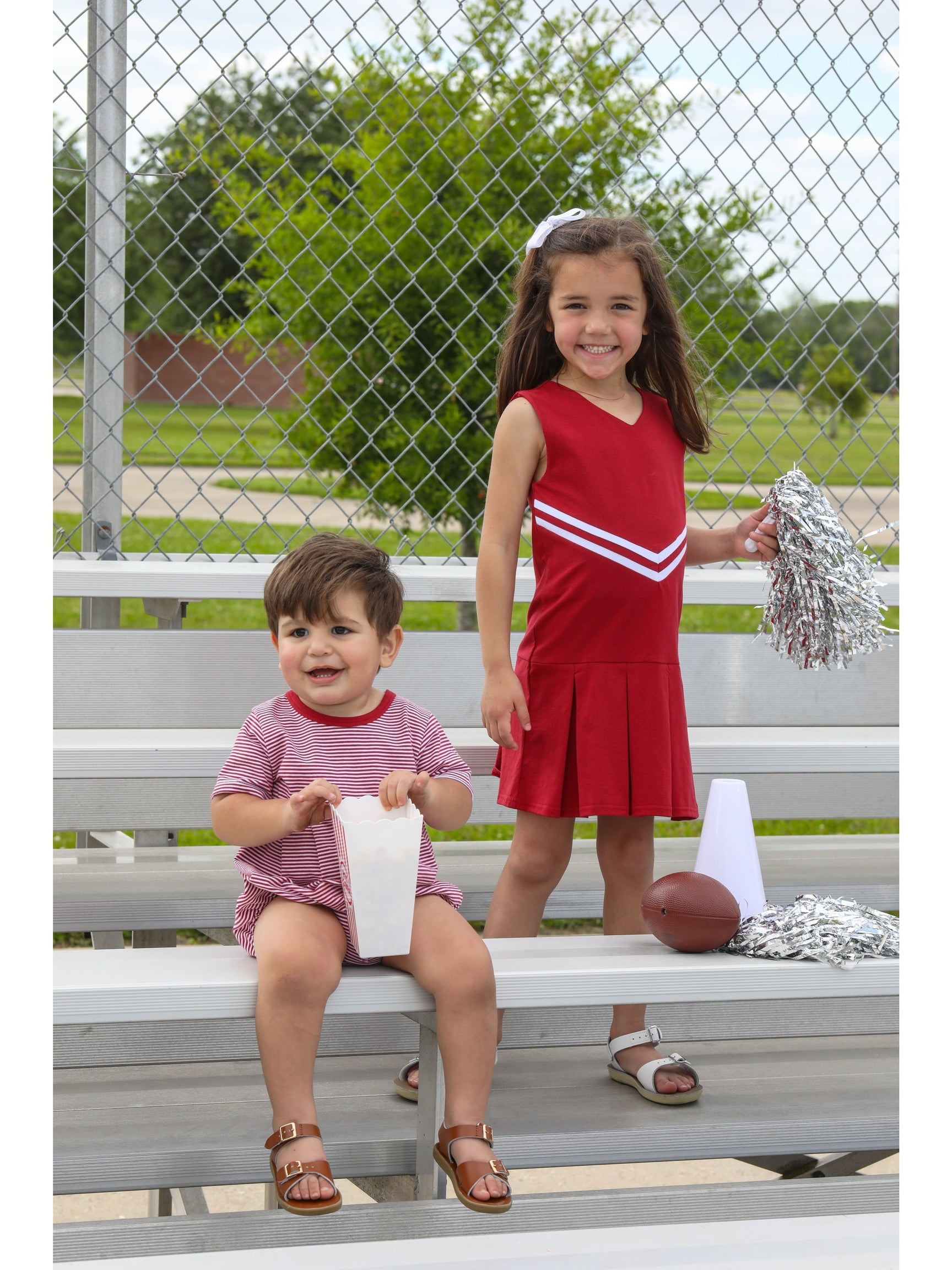 Crimson Cheer Uniform Dress