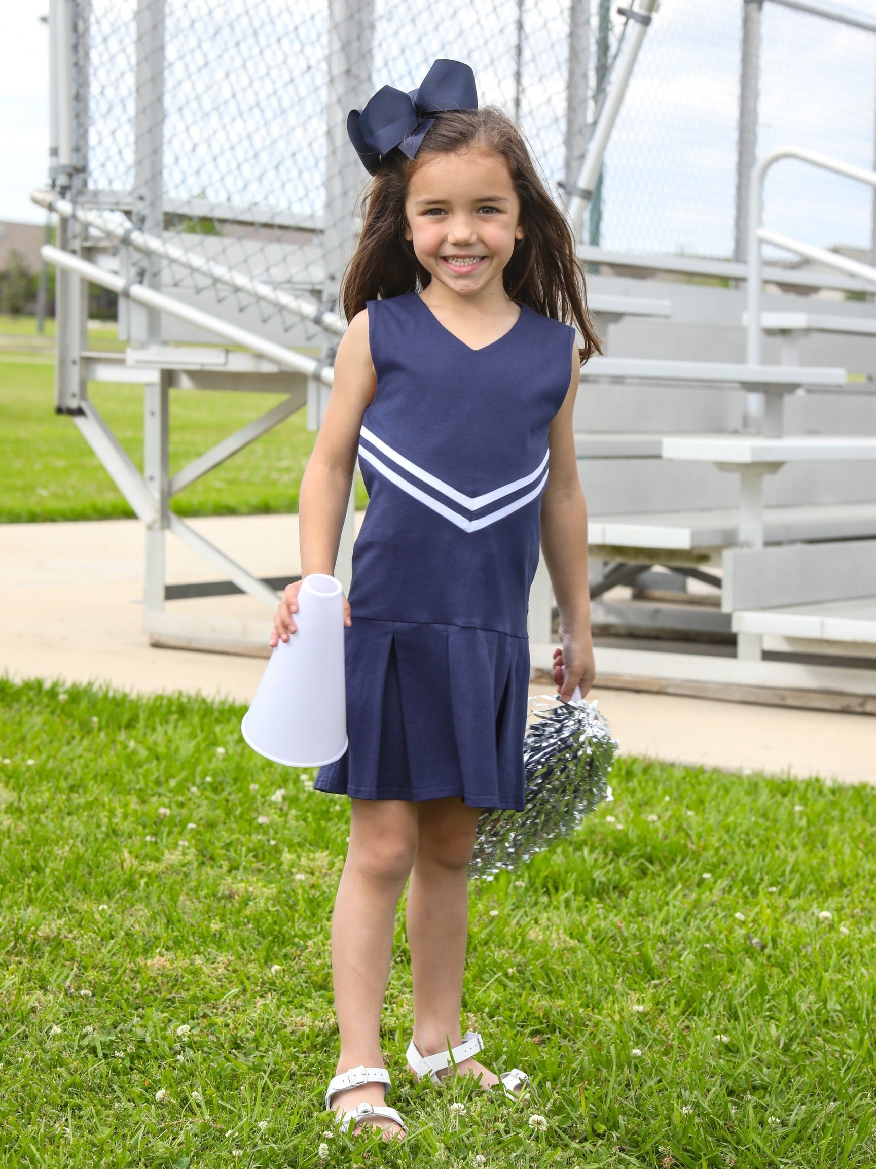 Navy Cheer Uniform Dress