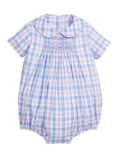 Chest Smocked Bubble - Albany Plaid